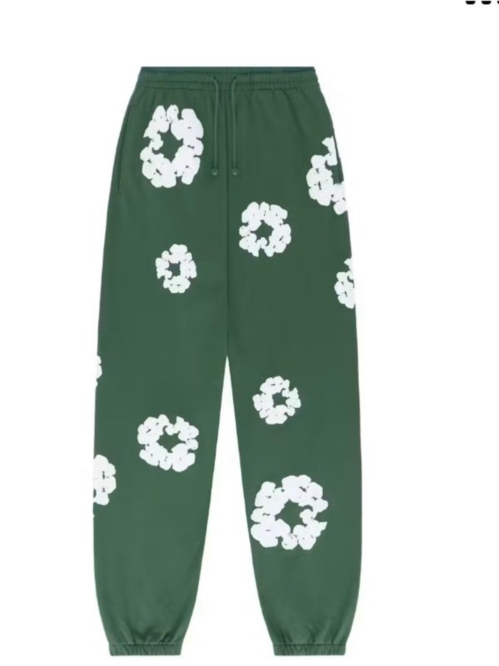 Brand new denim tears green Drawstring Sweatpants